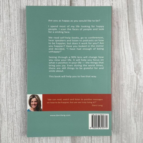 📚 3/$25 Living the 90% by Darci Lang | Paperback - Picture 2 of 4